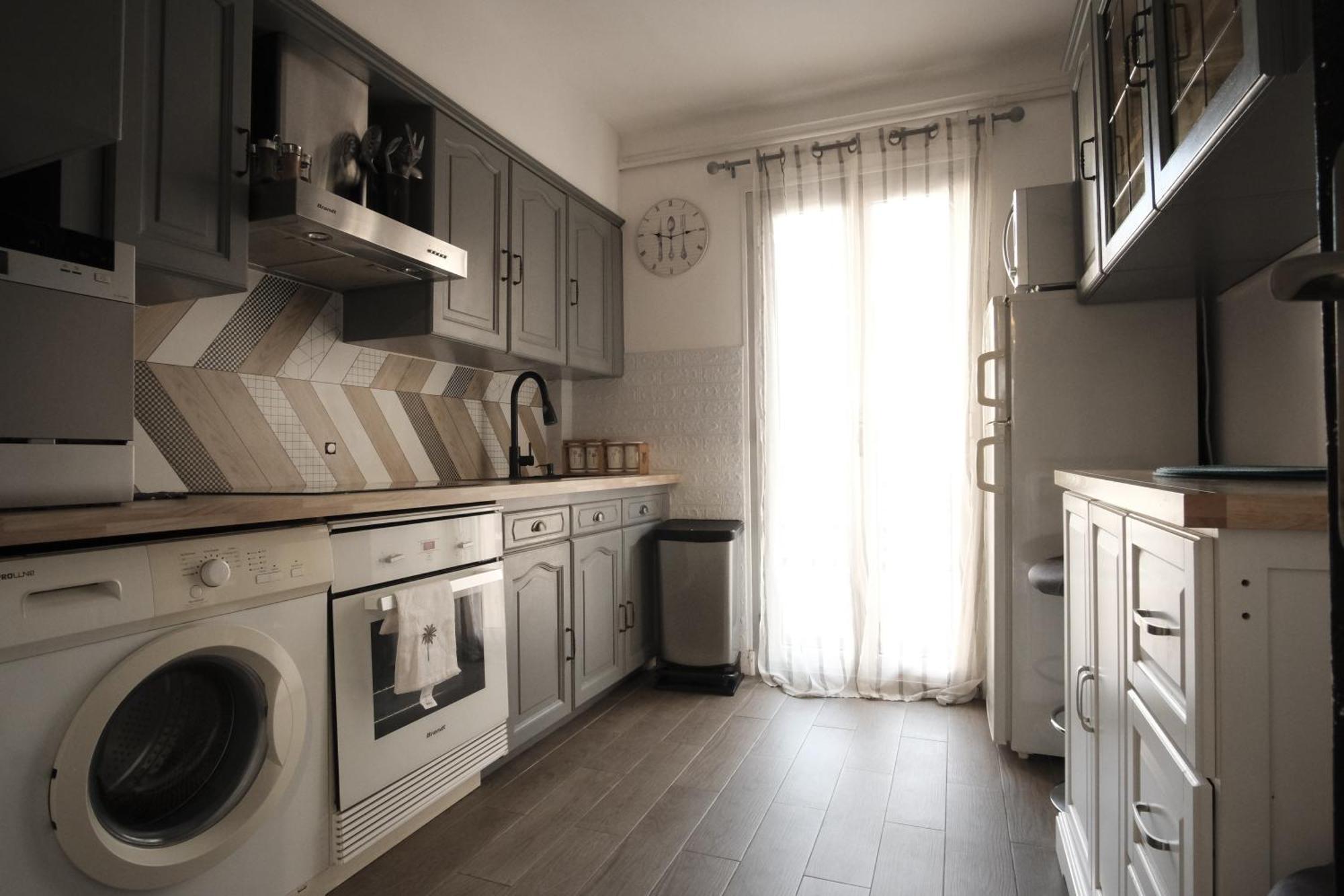 Charming Ac 2-Bedroom Apartment Antibes City Center Family, Couples Friendly Exterior photo